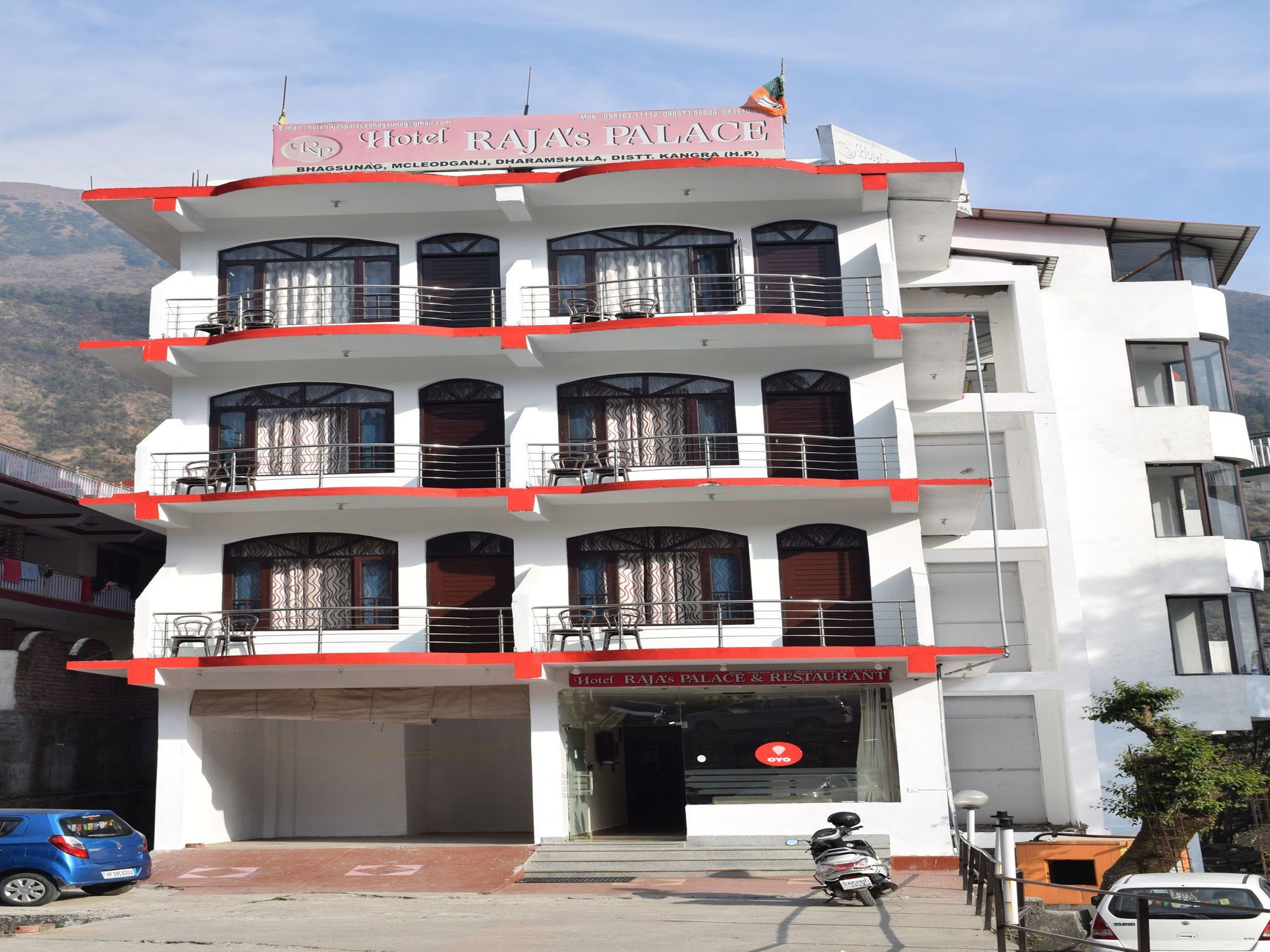 Oyo 10322 Hotel Raja Palace 다람샬라 외부 사진